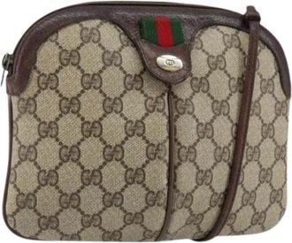 Gucci Pre-owned Cross Body Bags, female, Beige, Size: ONE SIZE Pre-owned Cross Body Bag
