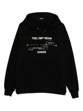 Undercover slogan-print hoodie - men - Cotton - 3 - Black