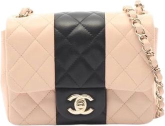 Chanel Pre-owned Mini Matelasse Borsa a Spalla in Pelle dAgnello - - Pre-owned - Donna - Rosa - ONE SIZE