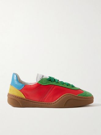 Acne Studios Sneakers In Camoscio E Pelle - Multicolore