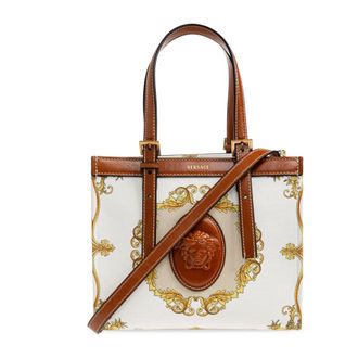 Versace Dames, Tassen, Wit, Maat: ONE Size Katoen
