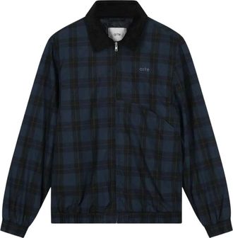 Arte Arc Plaid Jacket - Heren - Jassen - Blauw - Maat: S