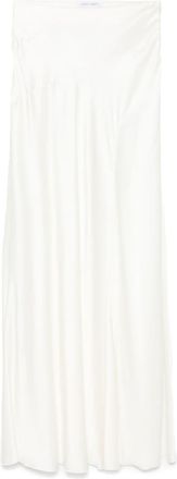 Alberta Ferretti satin maxi skirt - women - Acetate/Silk - 46 - White