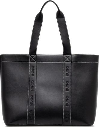 HUGO BOSS Borsa tote con logo - Nero