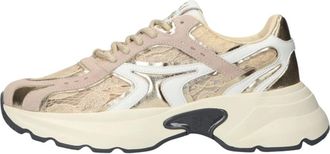 Gio+ Dalia 14 - Dames - Sneakers - Beige - 37 EU - Leer - Schoenen