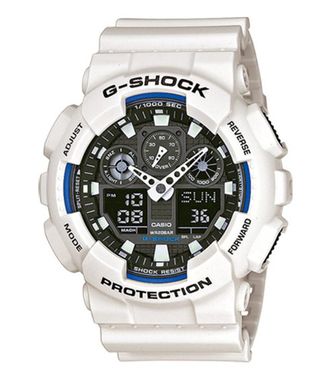Casio G-shock Mens White Watch GA-100B-7AER - One Size
