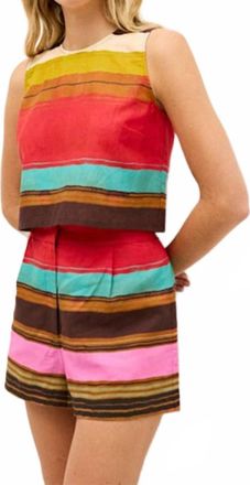 Marie Oliver Blanche High Waist Short In Grotto