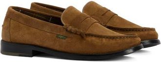 Barbour Linford Penny Loafer in Brown Suede at Nordstrom, Size 13