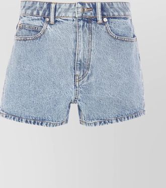 Alexander Wang crystal embellished denim shorts