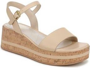 Franco Sarto Tiana Platform Wedge Sandal in Linen at Nordstrom Rack, Size 7.5