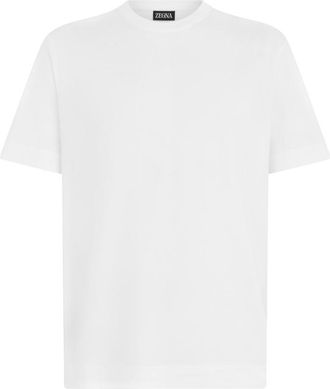 Ermenegildo Zegna White Crew Neck T-Shirt