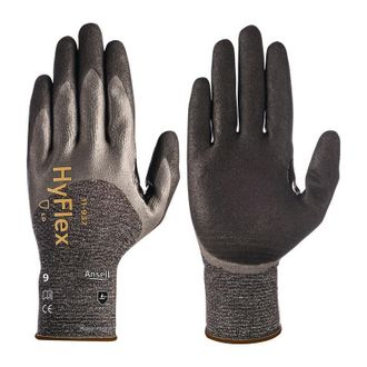 OEM Guante Protector Hyflex 11-937 Resistente A Cortes Talla 8 Negro / Gris En 388 Kat.ii Ansell (paquete De 12)