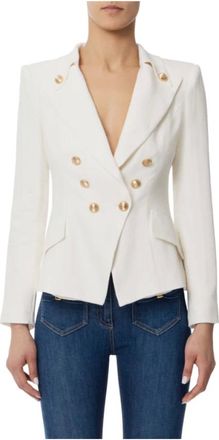 Elisabetta Franchi Mujer, Chaquetas, Beige, Talla: XL