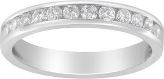House of Brilliance 14K White Gold 1/2 cttw Diamond Band Ring at Nordstrom, Size 7