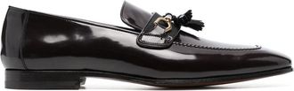 Tom Ford horsebit-detail leather loafers - men - Calf Leather/Calf Leather/Patent Calf Leather - 41.5 - Brown