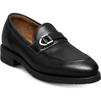 Allen Edmonds Rollins Buckle Loafer - Wide Width Available in Black at Nordstrom, Size 11.5
