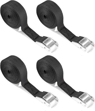 OEM 4 Piezas De 1 Metro Con Correas Ajustables Y De Liberaci&oacute;n R&aacute;pida - Adecuadas Para Remolques De Motocicleta, Sup, Kayaks Y Cajas De Equipaje