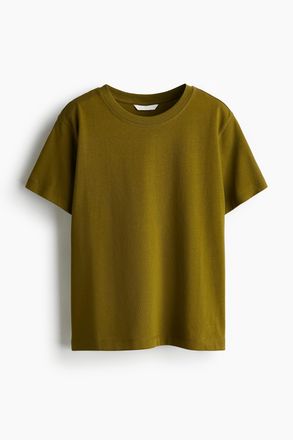 H&M Oversized Baumwoll-T-Shirt - Green
