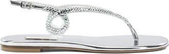 Casadei Josephine Sandalen - Dames - Sandalen - Grijs - 40 EU - Leer - Schoenen