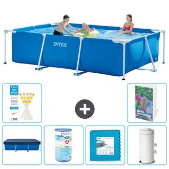 Intex Piscina Con Estructura Rectangular - 300x200x75 Cm - 7-piezas S80