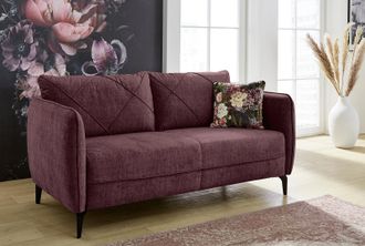 Jockenhöfer 2,5-Sitzer »Novara« mit attraktiver Steppung, Rauten-Biesennähte, frei im Raum stellbar