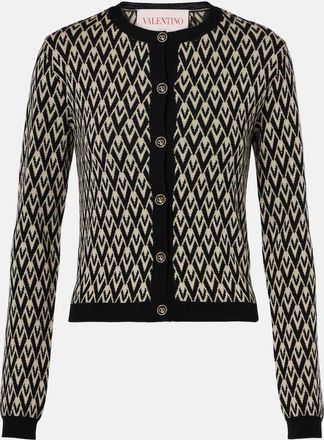 Valentino Toute La V virgin wool cardigan