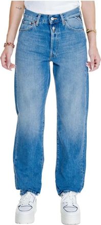Replay W9Zero 1 Straight-Fit Jeans - Dames - Regular Fit Jeans - Blauw - W28 L32 - Katoen - Jeans