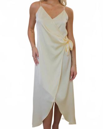 Skies Are Blue Clothing Time After Time Midi Dress In Ivory