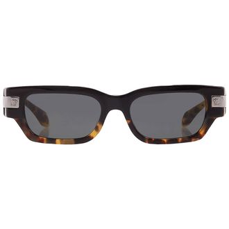 Versace Dark Grey Rectangular Mens Sunglasses VE4465 545687 53