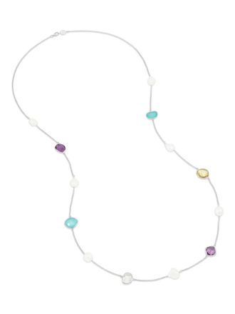 Dower & Hall gemstone-embellished necklace - women - Sterling Silver/Freshwater Pearl - One Size