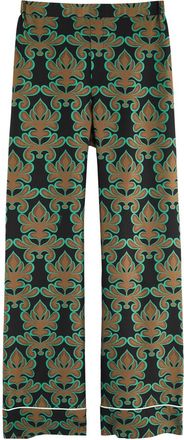 La DoubleJ LA Double J Pajama Printed Silk-twill Trousers - Multicoloured - S (UK8-10 / S)