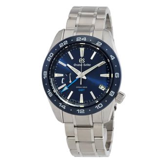 Grand Seiko Sport Spring Drive GMT Automatic Blue Dial Mens Watch SBGE255G