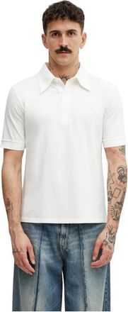 Maison Margiela Polo Shirts - Heren - Polos - Wit - L - Tops