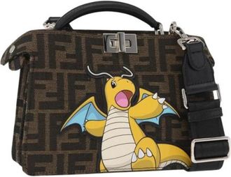 Fendi Pre-owned Canvas Handtas - Dames - Vintage Handtas - Bruin - ONE Size - Vintage