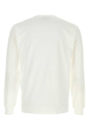 Stone Island White Exterior: Cotton T-Shirt T-shirts And Polos