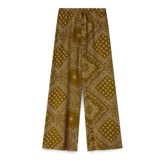 Motivi Broeken, Dames, Groen, XS, Wide Broeken