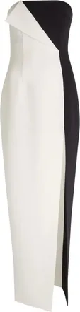 Ronny Kobo River strapless jurk - Wit