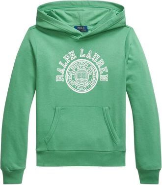 Polo Ralph Lauren Kids Sweatshirts, male, Green, M, Classic Green Hooded Jumper