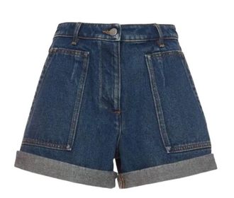 Valentino Garavani Valentino Denim Cuffed Shorts Size L