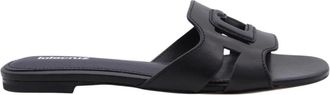 Lola Cruz Stijlvolle Paarse Muilezelschoenen - Dames - Sandalen - Zwart - 41 EU - Schoenen