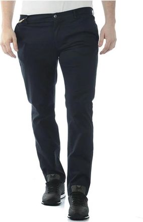 Daniele Alessandrini Jeans - Heren - Chinos - Blauw - M - Katoen - Broeken