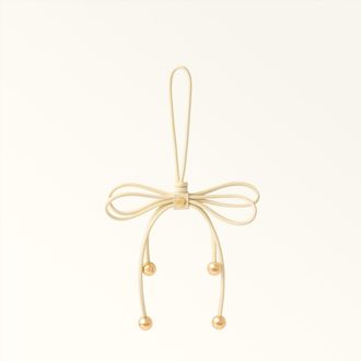Furla Poppy Charm Cremino Giallo Pelle Di Vitello Sidney Donna