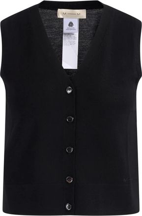 Max Mara Jassen, Dames, Zwart, XS, T-Shirts