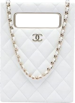 Chanel Borsa Satchel Pre-owned - - Pre-owned - Donna - Bianco - ONE SIZE