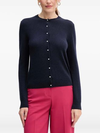 Benetton Cardigan in cashmere - Blu