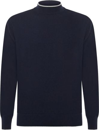 Eleventy turtleneck sweater - men - Cashmere - L - Blue