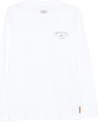 Emporio Armani White Crew Neck Logo T-shirt