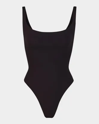 SKIMS Fits Everybody Square-Neck Bodysuit