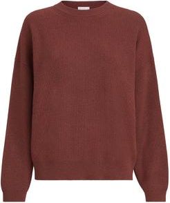 Brunello Cucinelli Sparkling cashmere English rib sweater in Ruby at Nordstrom, Size Medium