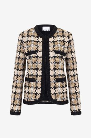 Weill Karierte Tweedjacke Tahia